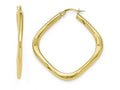 FJC Finejewelers 10k Polished Large Square Hoop Earrings