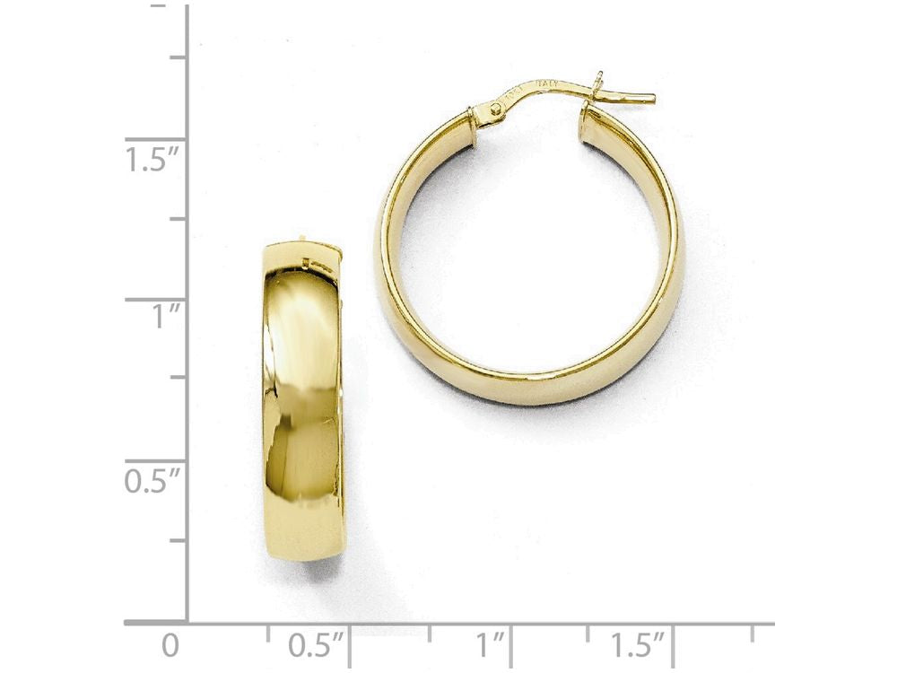 FJC Finejewelers 10k Polished Hoop Earrings