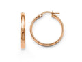 FJC Finejewelers 10k Rose Gold Polished Hoop Earrings