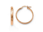 FJC Finejewelers 10k Rose Gold Polished Hoop Earrings