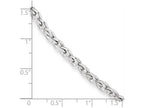 FJC Finejewelers 10k White Gold Polished Link Bracelet