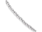 FJC Finejewelers 10k White Gold Polished Link Bracelet