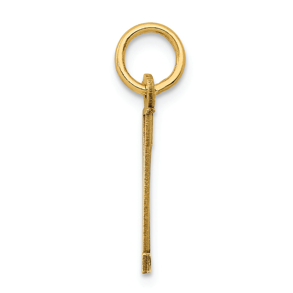 FJC Finejewelers 14k Yellow Gold Small Polished Elongated 11 Charm