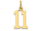 FJC Finejewelers 14k Yellow Gold Small Polished Elongated 11 Charm