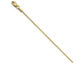 FJC Finejewelers 14k Yellow Gold 1.2mm Bright Cut Wheat Chain Necklace