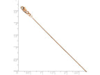 FJC Finejewelers 14k Rose Gold .8mm Baby Wheat Chain Necklace