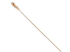 FJC Finejewelers 14k Rose Gold .8mm Baby Wheat Chain Necklace