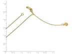 FJC Finejewelers 14k Yellow Gold Adjustable Cable Chain Necklace
