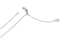 FJC Finejewelers 14k White Gold Adjustable .7mm Cable Chain Necklace