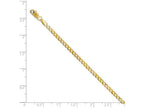 FJC Finejewelers 14k Yellow Gold 2.9mm Beveled Curb Chain Bracelet