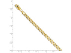 FJC Finejewelers 14k Yellow Gold 4.6mm Beveled Curb Bracelet