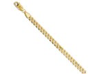 FJC Finejewelers 14k Yellow Gold 4.6mm Beveled Curb Bracelet