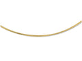 FJC Finejewelers 14k Yellow Gold 2mm Round Omega Necklace
