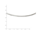 FJC Finejewelers 14k White Gold 4mm Domed Omega