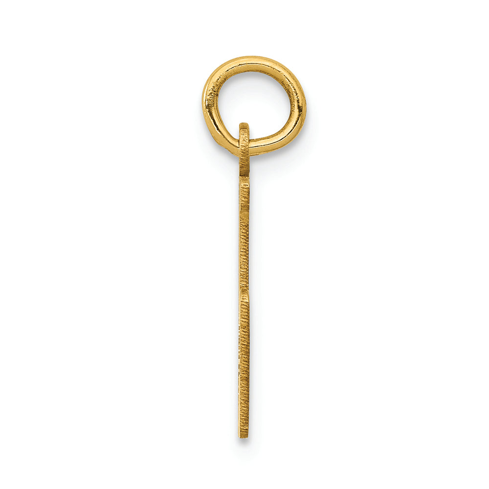 FJC Finejewelers 14k Yellow Gold Small Polished Elongated 15 Charm