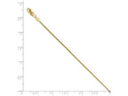 FJC Finejewelers 14k Yellow Gold 0.90 mm Snake Chain Necklace