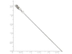 FJC Finejewelers 14k White Gold Flat Cable Chain Necklace