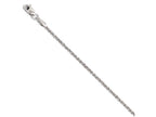 FJC Finejewelers 14k White Gold 1.5mm Bright Cut Rope Chain Necklace