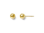 FJC Finejewelers 14k Yellow Gold Polished 5mm Ball Post Earrings