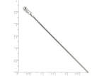 FJC Finejewelers 14k White Gold Snake Chain Necklace