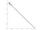 FJC Finejewelers 14k White Gold Singapore Chain Necklace