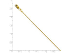 FJC Finejewelers 14k Yellow Gold Sparkle Singapore Chain Necklace