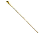 FJC Finejewelers 14k Yellow Gold Sparkle Singapore Chain Necklace