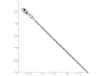 FJC Finejewelers 14k White Gold Sparkle Singapore Chain Necklace