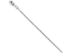 FJC Finejewelers 14k White Gold Sparkle Singapore Chain Necklace