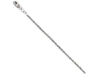 FJC Finejewelers 14k White Gold Sparkle Singapore Chain Necklace