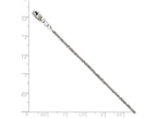 FJC Finejewelers 14k White Gold Sparkle Singapore Chain Necklace