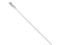 FJC Finejewelers 14k White Gold .8mm Baby Wheat Chain Necklace