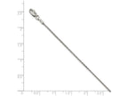 FJC Finejewelers 14k White Gold 1.3mm Wheat Chain Necklace