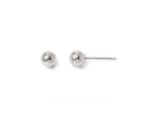 FJC Finejewelers 14k White Gold Polished 4mm Ball Post Earrings