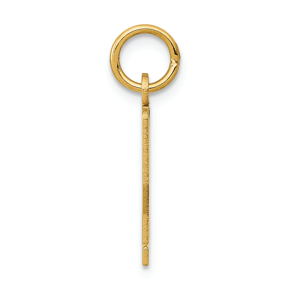 FJC Finejewelers 14k Yellow Gold Small Polished Elongated 22 Charm