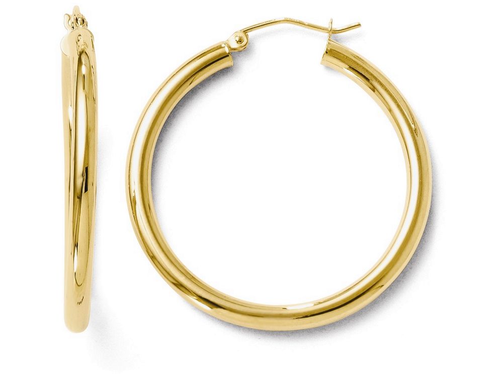 FJC Finejewelers 14k Yellow Gold Polished Hoop Earrings