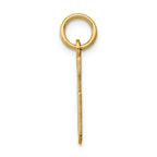 FJC Finejewelers 14k Yellow Gold Small Polished Elongated 26 Charm