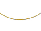 FJC Finejewelers 14k Yellow Gold 1.2mm Omega/detachable Clasp Necklace