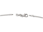 FJC Finejewelers 14k White Gold 1.2mm Omega/detachable Clasp Necklace