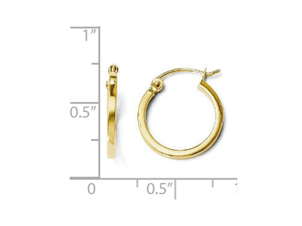FJC Finejewelers 14k Yellow Gold Polished Hoop Earrings