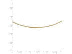 FJC Finejewelers 14k Yellow Gold 1mm Round Omega/detachable Clasp Necklace