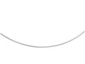 FJC Finejewelers 14k White Gold 1mm Round Omega/detachable Clasp Necklace