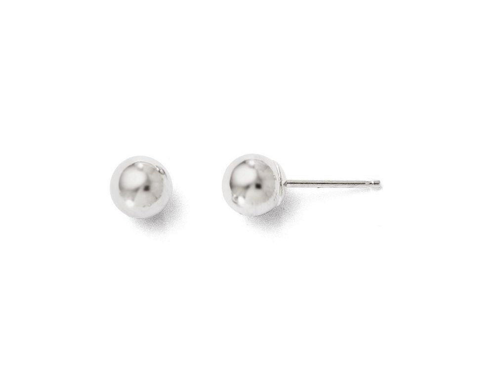 FJC Finejewelers 14k White Gold Polished 5mm Ball Post Earrings