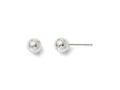 FJC Finejewelers 14k White Gold Polished 5mm Ball Post Earrings