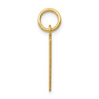 FJC Finejewelers 14k Yellow Gold Small Polished Elongated 29 Charm