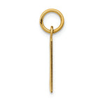 FJC Finejewelers 14k Yellow Gold Small Polished Elongated 30 Charm