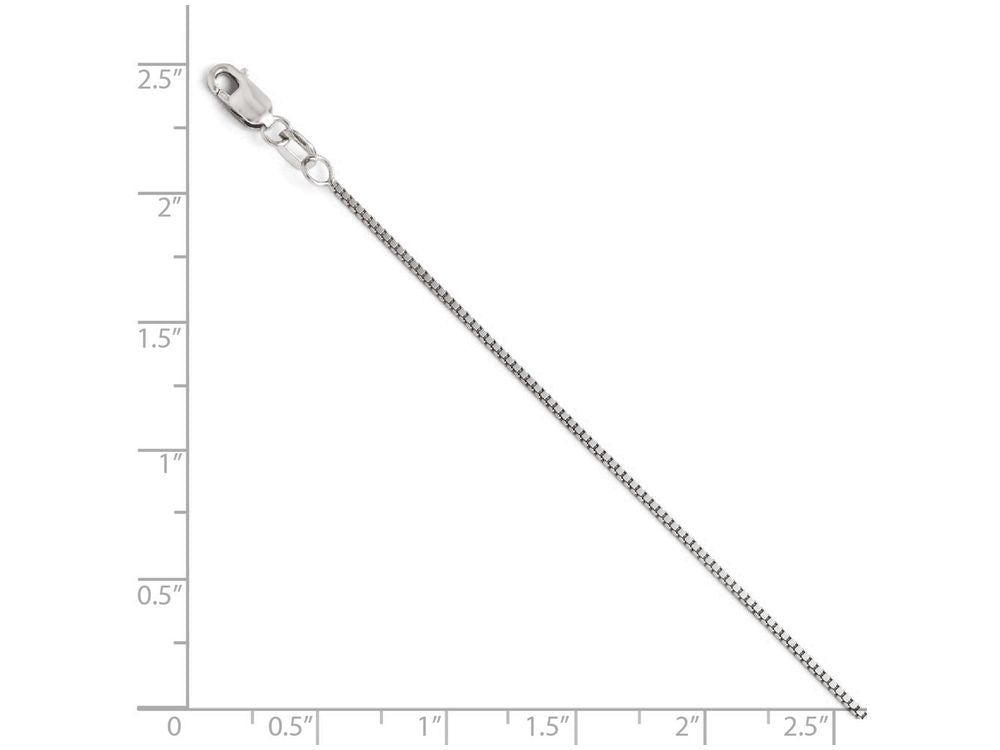 FJC Finejewelers 14k White Gold W/lobster Box Chain Necklace