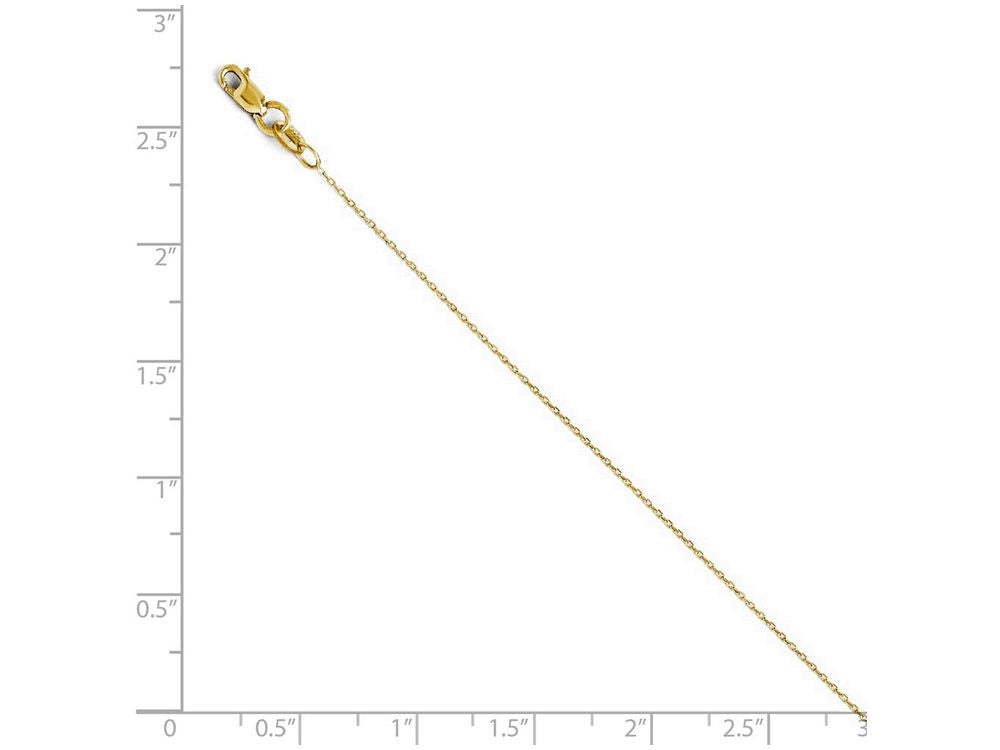 FJC Finejewelers 14k Yellow Gold Round Cable Chain Necklace