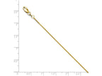 FJC Finejewelers 14k Yellow Gold Bright Cut Quadra Wheat Chain Necklace