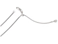 FJC Finejewelers 14k White Gold Adjustable Box Chain Necklace